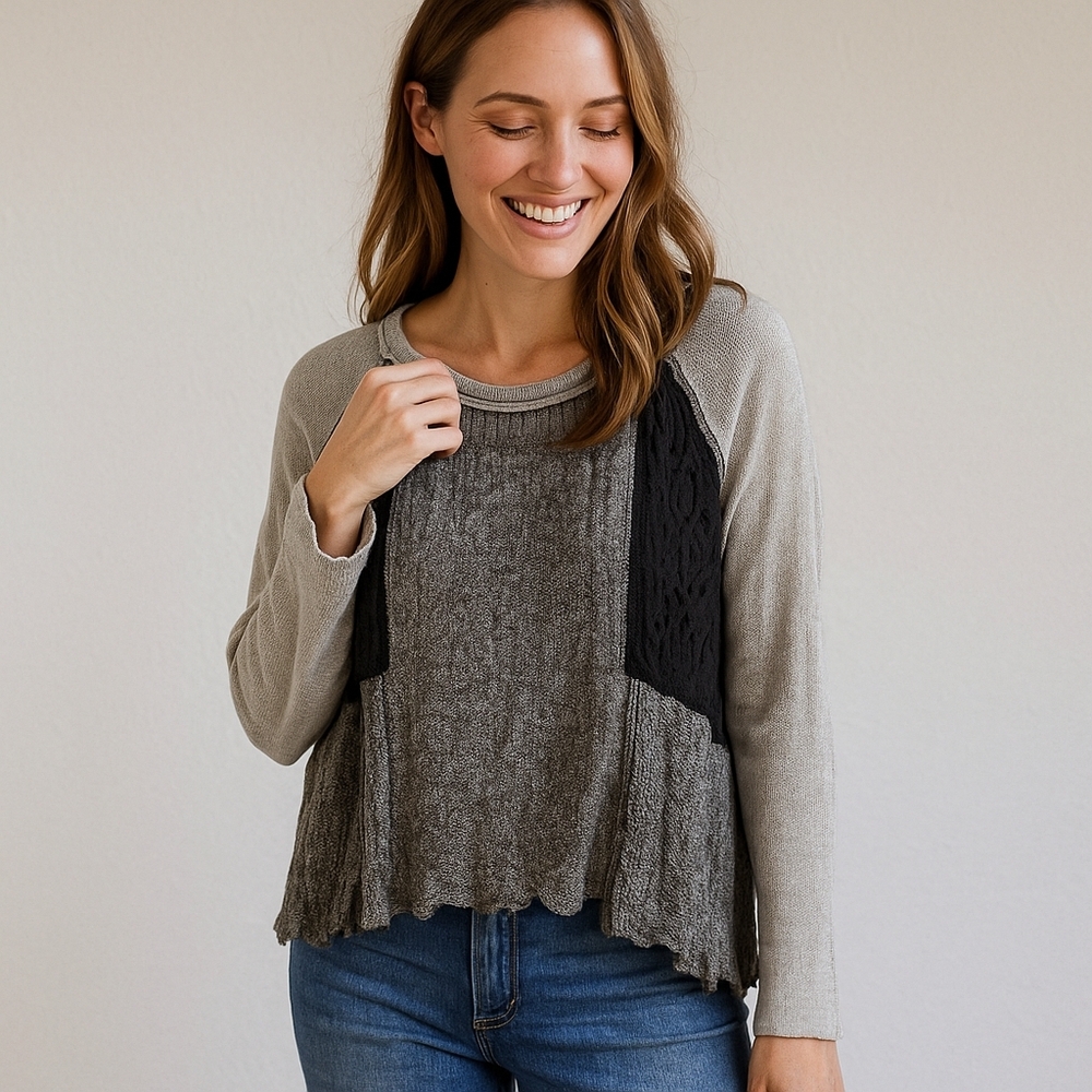 Free People Sweater Small Oversized